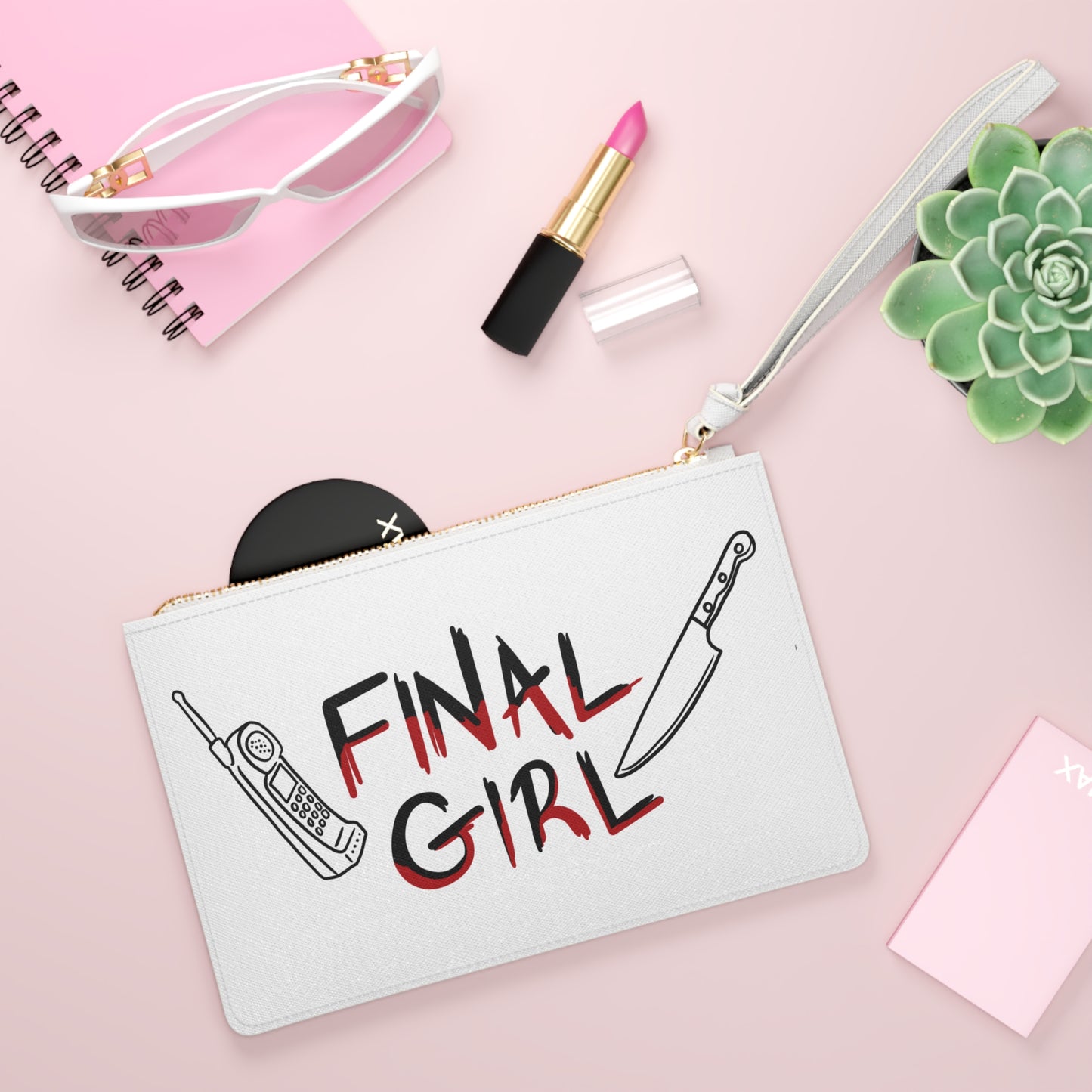 Final Girl Clutch Bag - Unique Horror-Themed Accessory for Movie Lovers