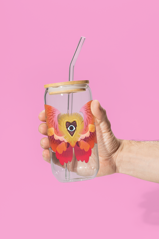 BE NOT AFRAID Angel Sipper Glass - 16oz