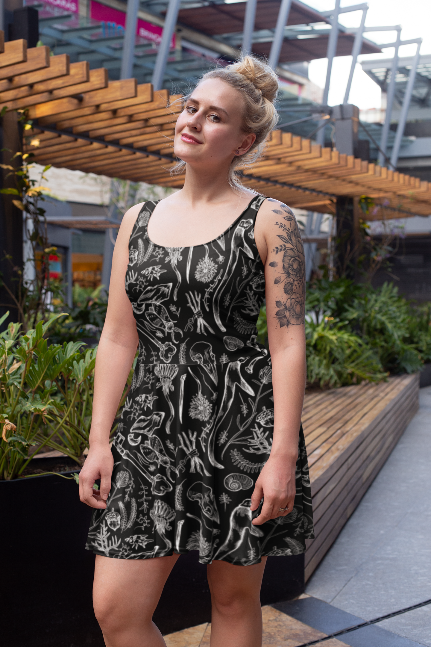 Things We Found in the Garden - Skater Dress