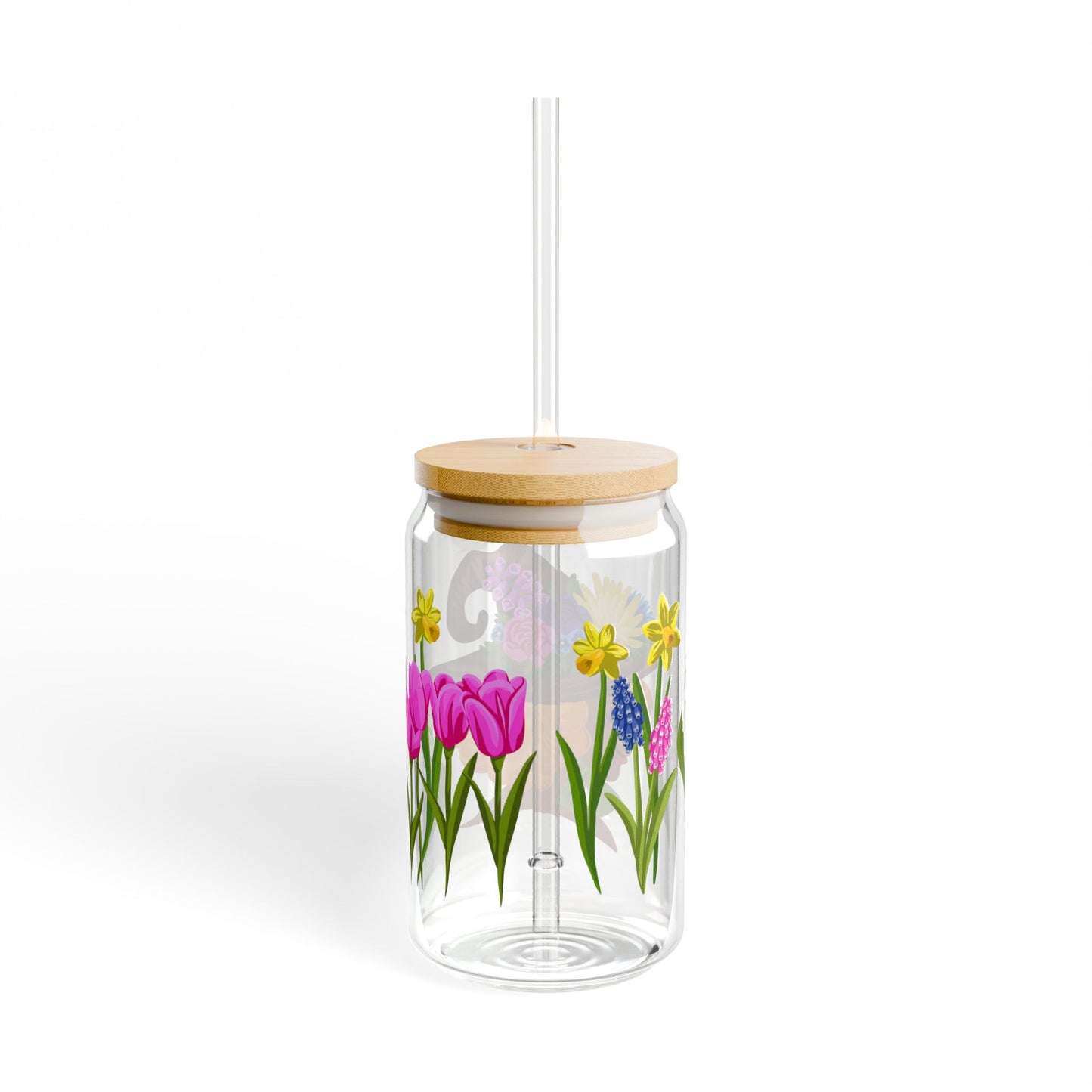 SPRING WITCH Sipper Glass, 16oz Eco-Friendly Drinkware