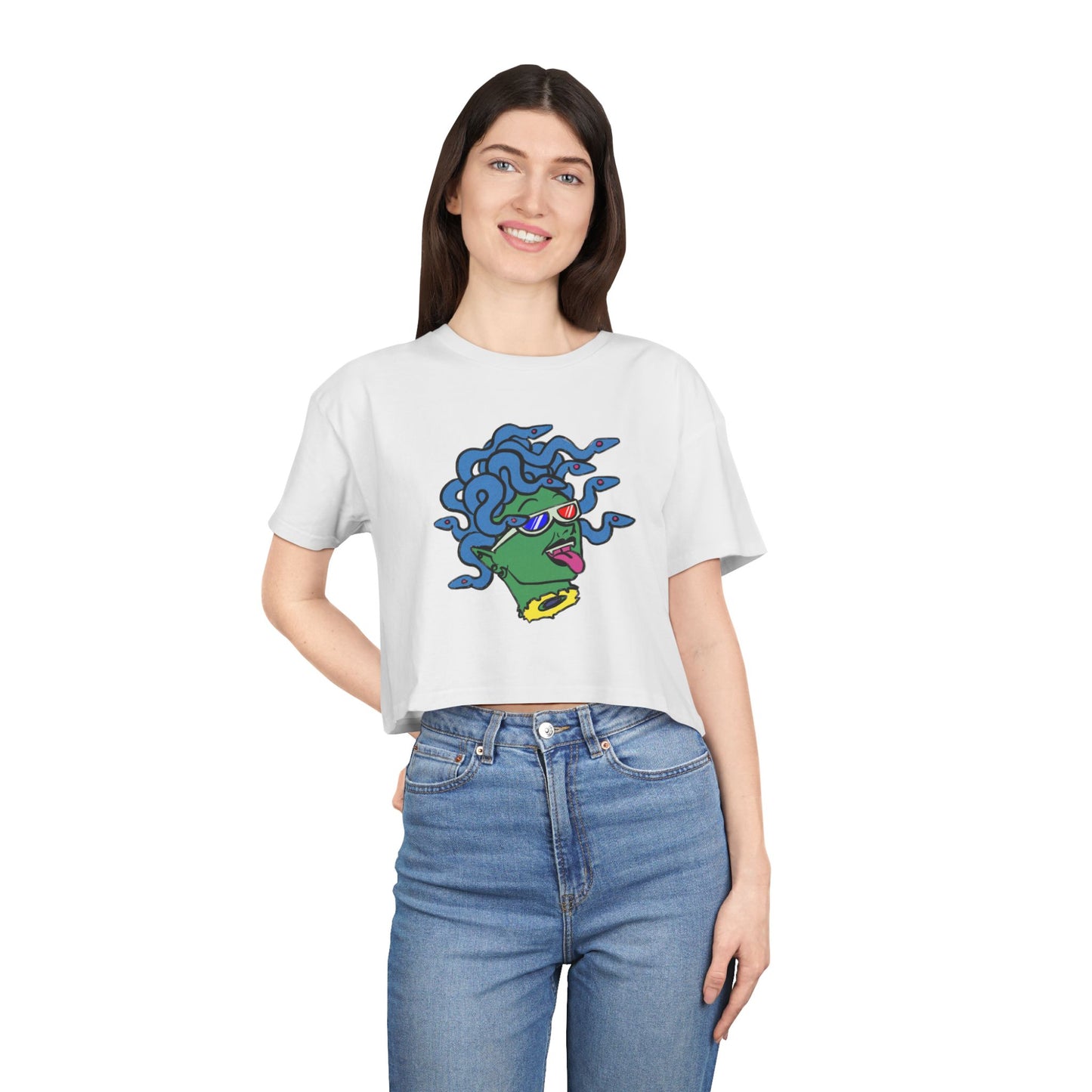 Medusa - Crop Tee —