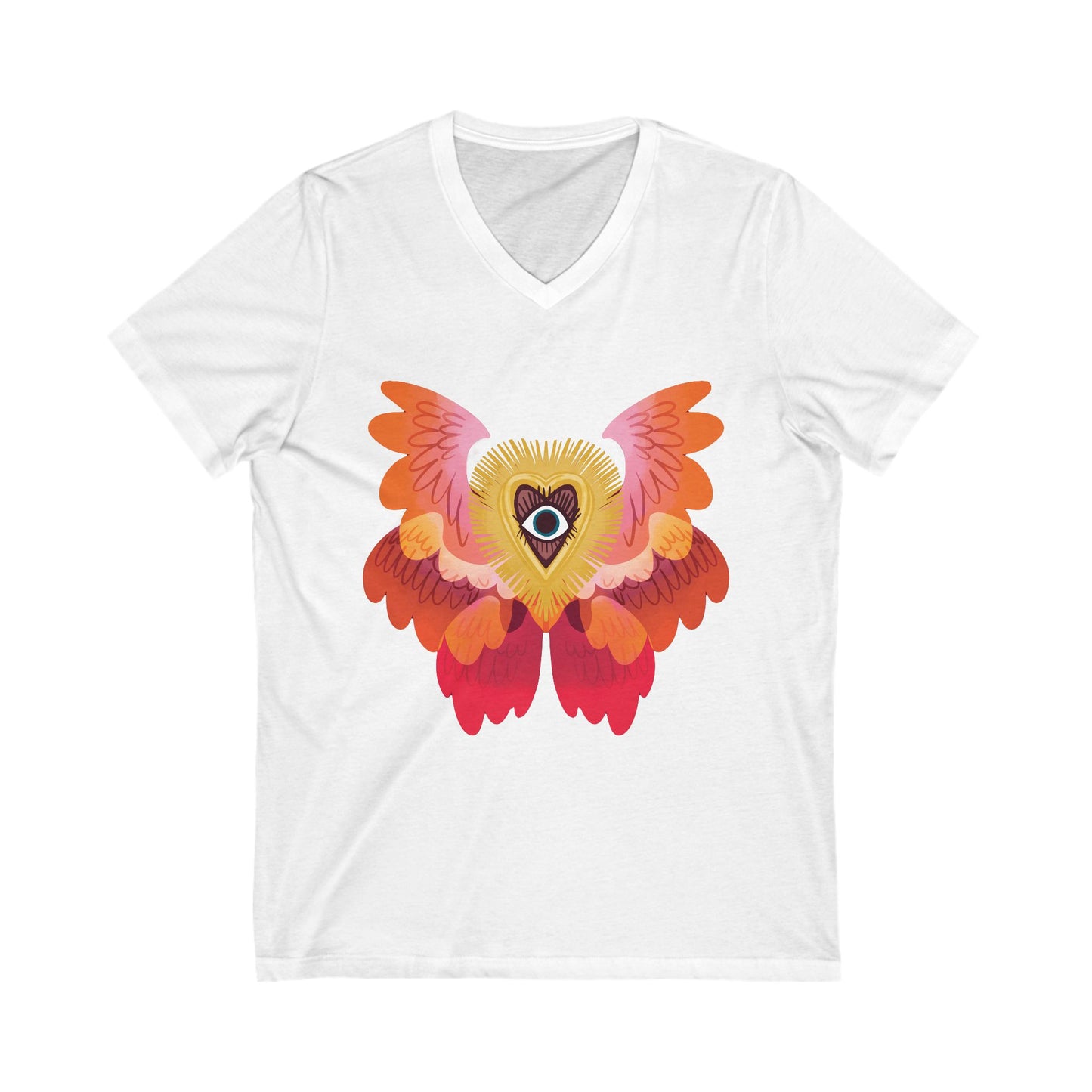 BE NOT AFRAID Unisex Jersey Short Sleeve V-Neck Tee